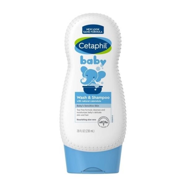 Cetaphil Baby Wash And Shampoo With Organic Calendula, 7.8oz