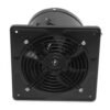 AU 6'' High Speed Exhaust Fan Ventilation Extractor For Kitchen Bathroom Toilet Black