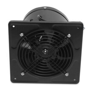 AU 6'' High Speed Exhaust Fan Ventilation Extractor For Kitchen Bathroom Toilet Black
