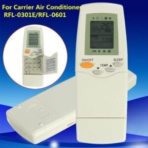 Universal White Remote Control For Carrier RFL-0301E RFL-0601 Air Conditioner