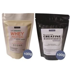 TOWG Whey Concentrate 100g+Creatine Monohydrate 100g -MASS GAINER
