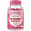 LINE ONE Women's Probiotics Gummies With Cranberry - Vaginal, Gut & Immune Health 10 Billion CFU - 60 Count