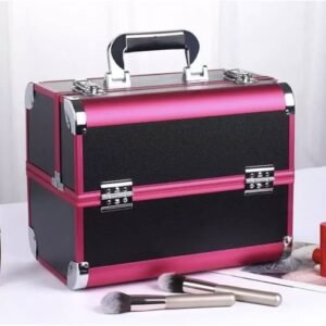 Box Black Professional High Quality Makeup Box With Secured Lock