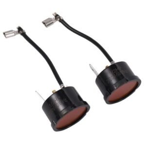 2Pcs 1/2HP 375W Refrigerator Thermal Overload Protector Com