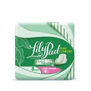 LilyPad MAXI COMFORT THICK LONG SIZE- SMALL PACK  8Pads.