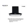 Polystar 60cm 4 Burner Kitchen Smoke Extractor Range-Hood