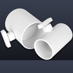 Hvac Manual Plastic Air Damper Valve 75 -200mm Volume Flow