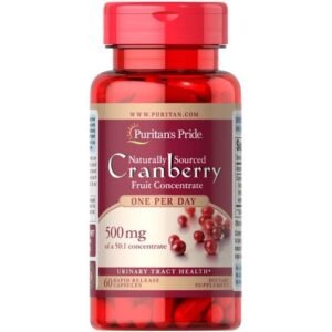 Puritan'S Pride Cranberry Fruit Concentrate One Per Day, 60 Capsules