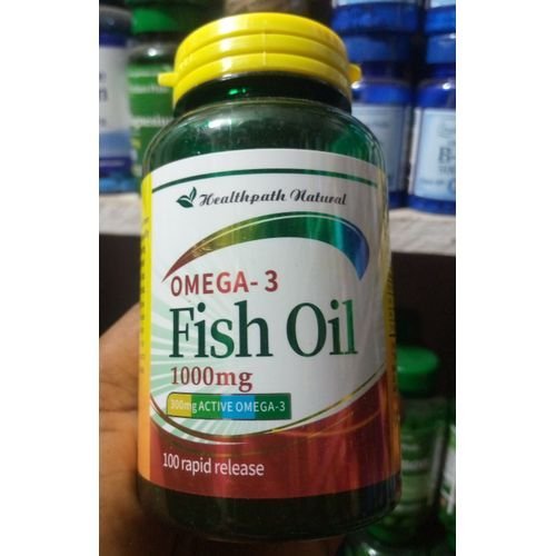 Healthpath Natural Omega-3 Fish Oil 1000 Mg, X100 Softgels