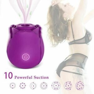 LZDUATAN USB Rose Vibrator Vagina Clitoris Sucker