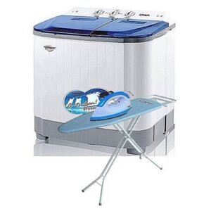 Qasa Washing Machine8.8kg - With Free Iron ,ironing Board And Omo