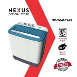 Nexus 6.5KG Twin Tub Semi Automatic Washing Machine - NX-WM-65SA