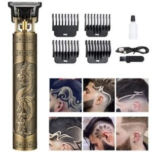 iYOWEI USB Rechargeable Hair Clipper-Gold