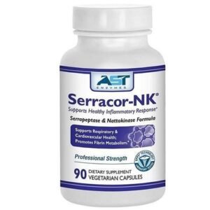 AST Enzymes Serrapeptase & Nattokinase 90 Capsules