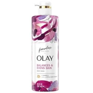 Olay Fearless Balances & Even Skin Body Wash +Vitamin C Body Wash 20 oz