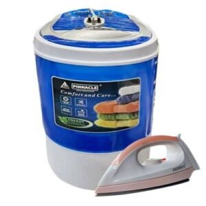 Pinnacle 5kg Tub Washing Machine (PWM-706)  + Free Dry Iron