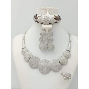 Beautiful And Elegant Costume Jewelry Sets Silver Color