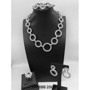 A4 Fashion Ladies Jewelries Sets Silver Sets