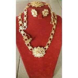 Gold Jewelry Set For Ladies/Girls/women/bridal Set