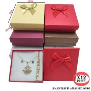 12pcs/lots Jewelry Packaging Display Box Organizer Storage Case For Chain Pendant Bracelet Earrings