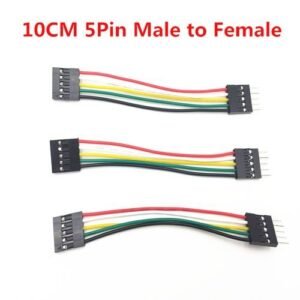 Free 20pcs 5pin Jumper Solder Cable Lot Wire Shipping 10cm