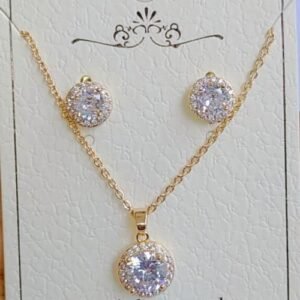Set- Gold (Necklace & Earrings)