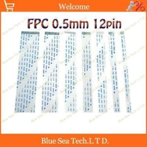 FPC Flexible Pitch 20pcs Flat 0.5mm 12 30mm Pin Cable FFC