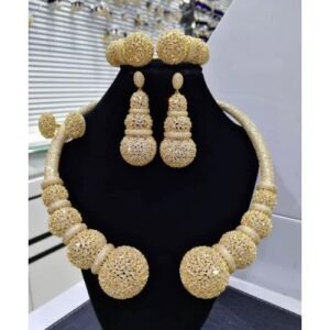 Royal Gold England Super Luxury & Royal Gold 4in1 Zirconia Jewelry Set (ENGLAND)
