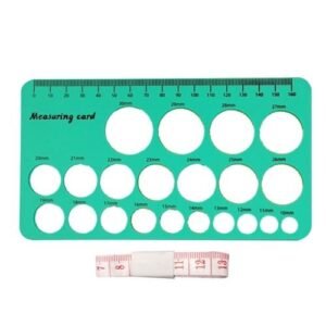 Silicone Measuring Card Breast Pump Flange Circle Ruler Sizing Tool Efficient Breast Feeding