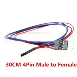 Flexible Jumper Lot M-M 4pin Breadboard 50pcs 30cm Wires