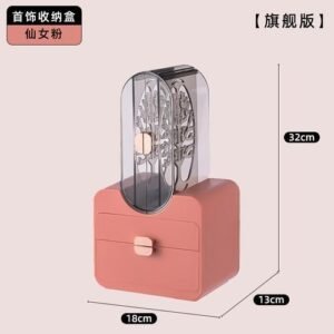 Jewellery Box Case,Double-Layer Jewellery Organiser