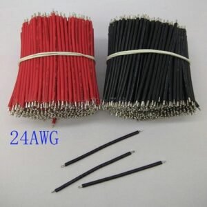 And 200 Electronic Components, 24AWG More.25mm Black Red