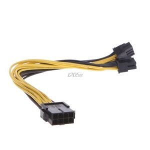 8-Pin Double (6P+2P) PCI-E To Cable Splitter 8-Pin CPU