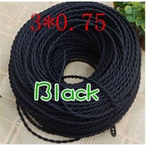Cable Wire Cable Chandelier Textile 10M Lot Fabric 3*0.75