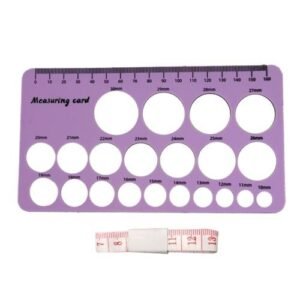 Y55B Breast Pump Silicone Ruler 21Size Diameter Breastpump Flange Sizing