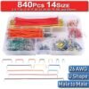 Solderless Breadboard Arduino 840Pcs For Kit 14Size 26AWG