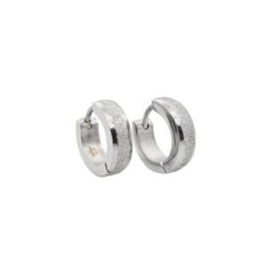 2PCS Of Cute Silver  Cross Hoop  Dangle Pierce Earring For Children