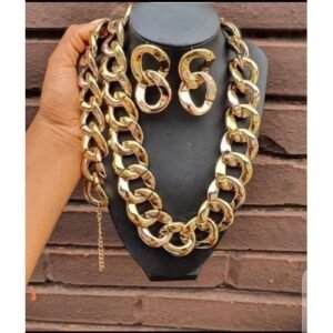 2022 Cubana Big Chick Necklace And Hand Chain