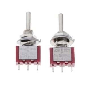 2 Pieces  Toggle Switch 3 Position On-Off-on Switch For