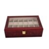 Formica Wooden Wrist Watch & Jewelry Storage Box - 12 Slots