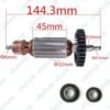 220-240V Armature Rotor Replace For MAKITA 9523NB 9524NB