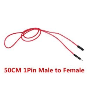 Lot AWG26 Wires Flexible 1pin 20pcs Breadboard 50cm Jumper