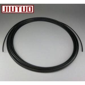 Plastic Black Cable Fiber Optical Data Transmission PMMA