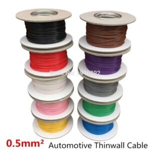 24V 5meters 0.2mm 12 Lot 16 Auto MM2 Stranded Cable 0.5