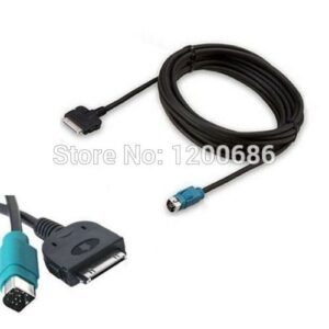 ALPINE Audio KCE-422I For Aux For 2009 Radio Adapter Cable