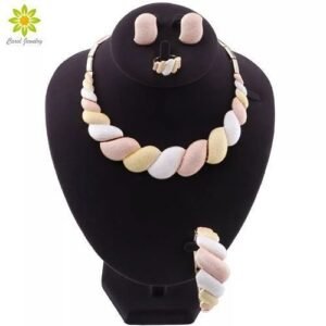 Bridal Jewelry Set - Gold Silver And Bronze