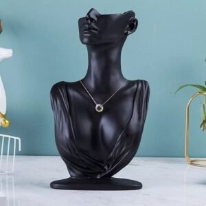Resin Material Abstract Art Mannequin/Manikin Necklace Earrings Holder Head Bust Stand Model Shop Retailer Counter Jewelry Organizer