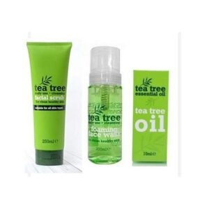 Tea Tree Face Wash And Facial Oil Scrub Tea Tree ( 3 In 1)