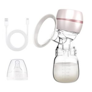 Portable Integrated Electric Breast Pump With LED Screen For Breastfeeding 3 Modes 9 Suction Level
