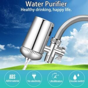 220 W Water Purifier Filter Household Faucets Remove Water Bacteria Contaminants Machine 5 Levels Of Filtering Washable